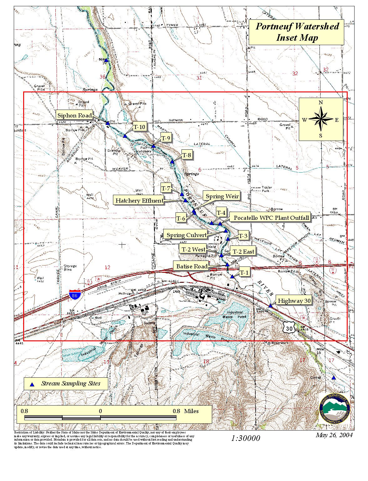 Detail of Lower Portneuf Watershed